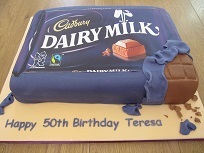 dairy milk birthday cake